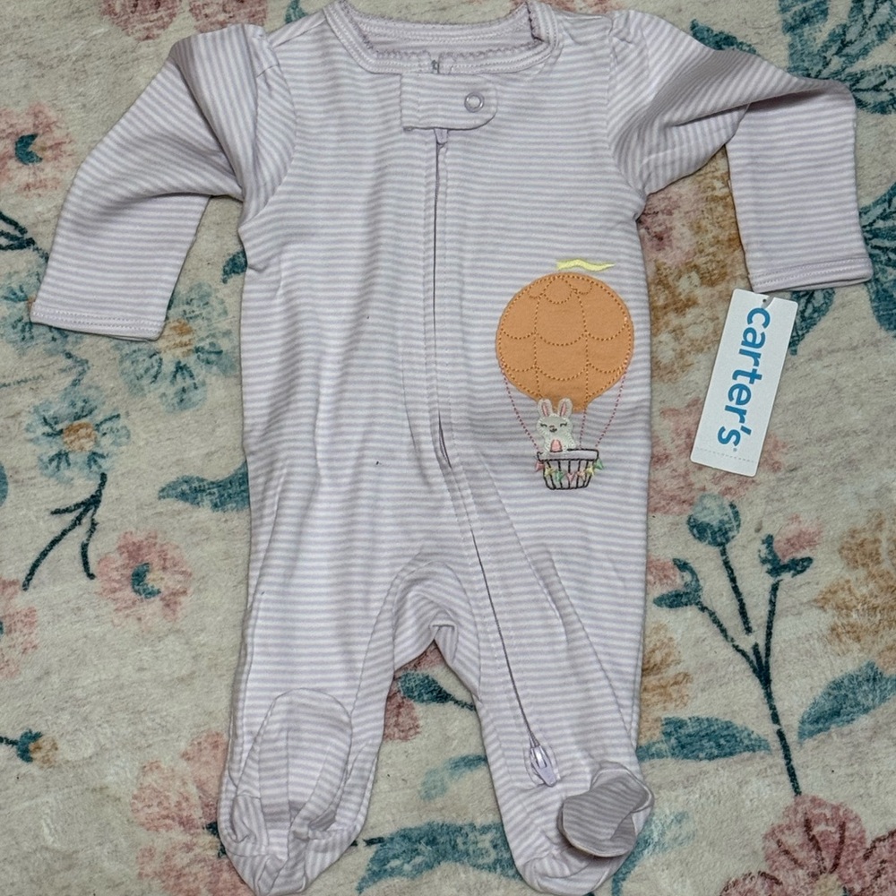 Carter's Pink Footies Soft One Piece